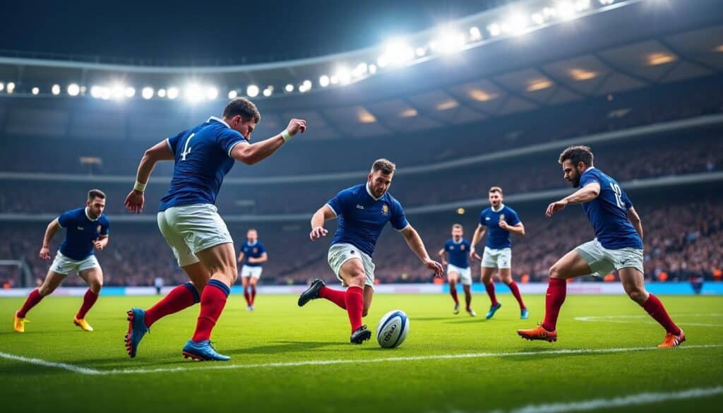 découvrez comment le xv de france exploite le jeu au pied de pression pour dominer le terrain et contrôler le rythme du match.