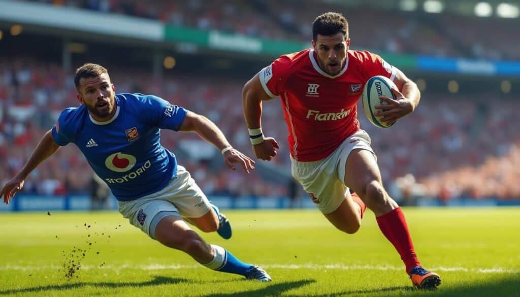 découvrez comment le rugby à vii exige une réactivité immédiate après une perte de balle pour reprendre rapidement le contrôle du jeu et surprendre l'adversaire.