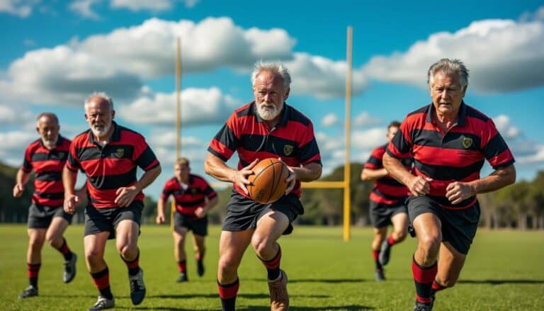 le rugby vétéran offre aux anciens joueurs une opportunité unique de rester actifs physiquement tout en partageant leur passion pour le sport.