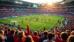 découvrez comment le top 14 s'associe aux marques locales pour animer les stades et offrir une expérience unique aux supporters.