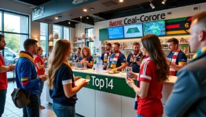 le top 14 s'associe aux offices de tourisme pour offrir un accueil chaleureux et organiser des activités dédiées aux fans, améliorant ainsi leur expérience lors des événements sportifs.