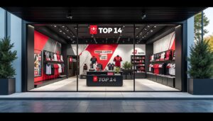 découvrez comment le top 14 innove en modernisant son merchandising grâce à des boutiques officielles éphémères, offrant une expérience unique aux fans de rugby.
