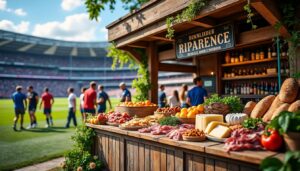 découvrez comment le top 14 met en avant les produits régionaux dans les buvettes de ses stades pour une expérience locale et authentique.