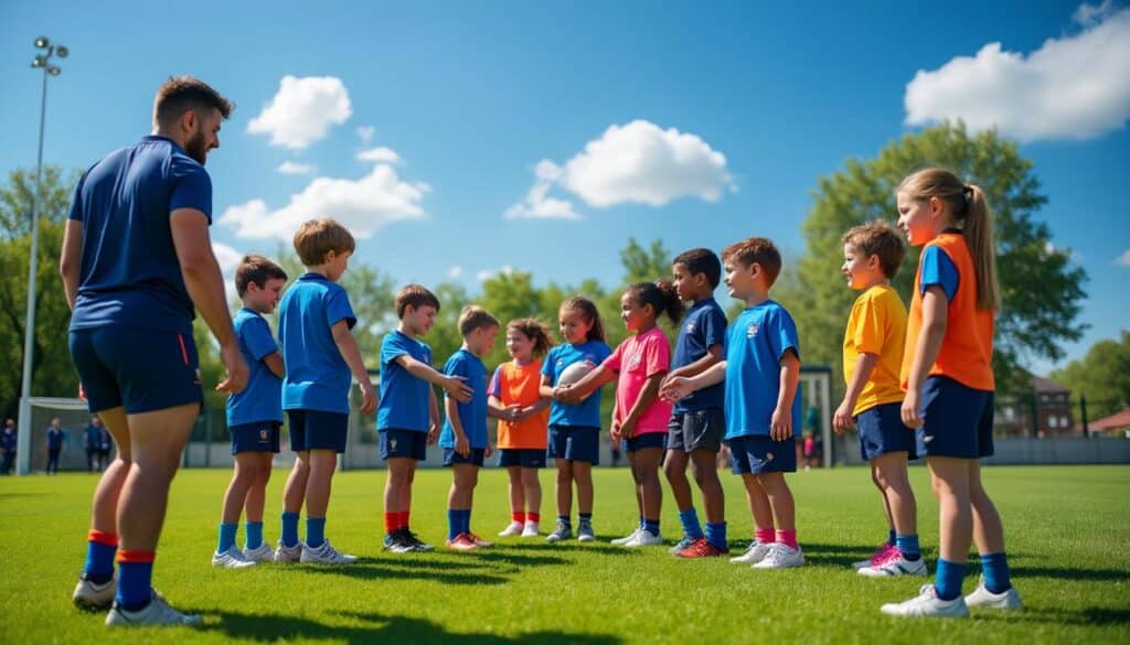 le xv de france renforce ses liens avec les écoles de rugby locales en développant de nouveaux partenariats pour promouvoir et soutenir la formation des jeunes talents.