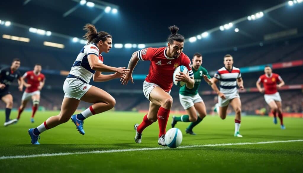 le rugby à vii développe des joueurs polyvalents, capables de maîtriser plusieurs postes sur le terrain, renforçant ainsi la stratégie et la dynamique de l'équipe.