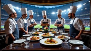 découvrez comment le top 14 séduit les chefs étoilés pour ses loges vip lors de la finale, offrant une expérience gastronomique d'exception aux amateurs de rugby.