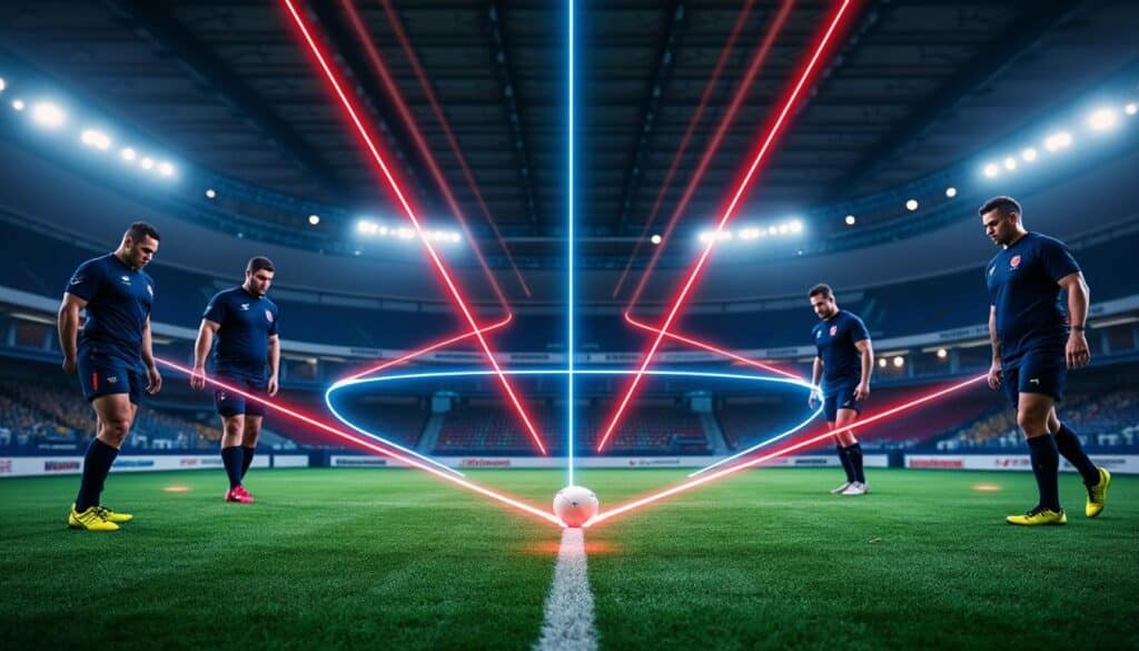 découvrez comment le xv de france utilise la technologie laser pour analyser avec précision les trajectoires de coup de pied et optimiser ses performances sur le terrain.
