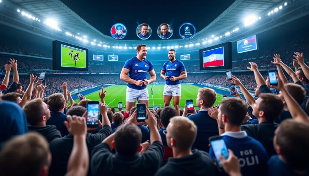 le xv de france intensifie sa communication digitale pour mieux engager et partager avec les passionnés de rugby.