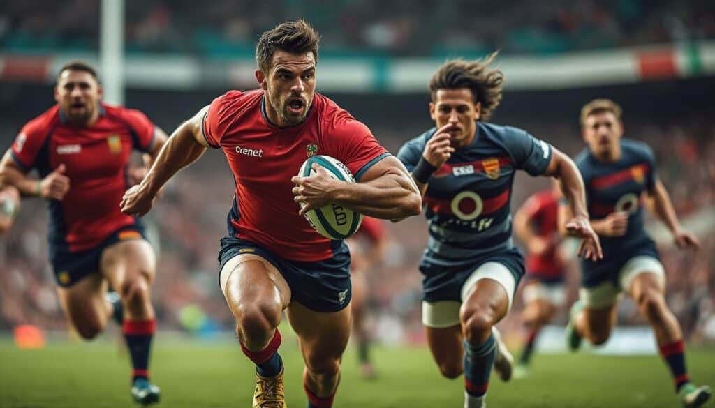 découvrez comment le rugby à vii exige une explosivité musculaire constante et intense pour performer sur le terrain.