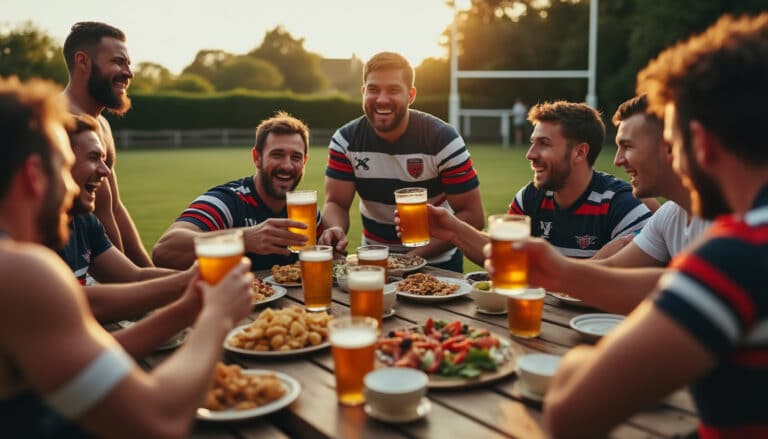 découvrez comment la troisième mi-temps dans le rugby amateur est bien plus qu'une tradition, c'est un véritable rite social qui renforce les liens entre joueurs et supporters.